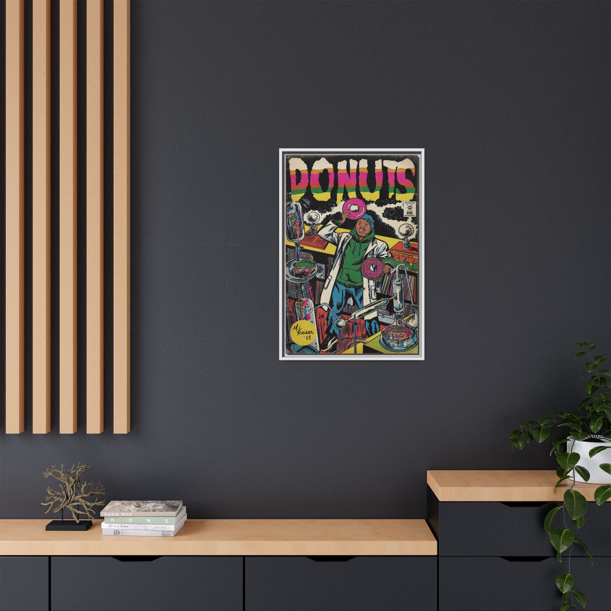 Donuts - Gallery Canvas Wraps, Vertical Frame