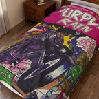 Purple Rain - Velveteen Plush Blanket