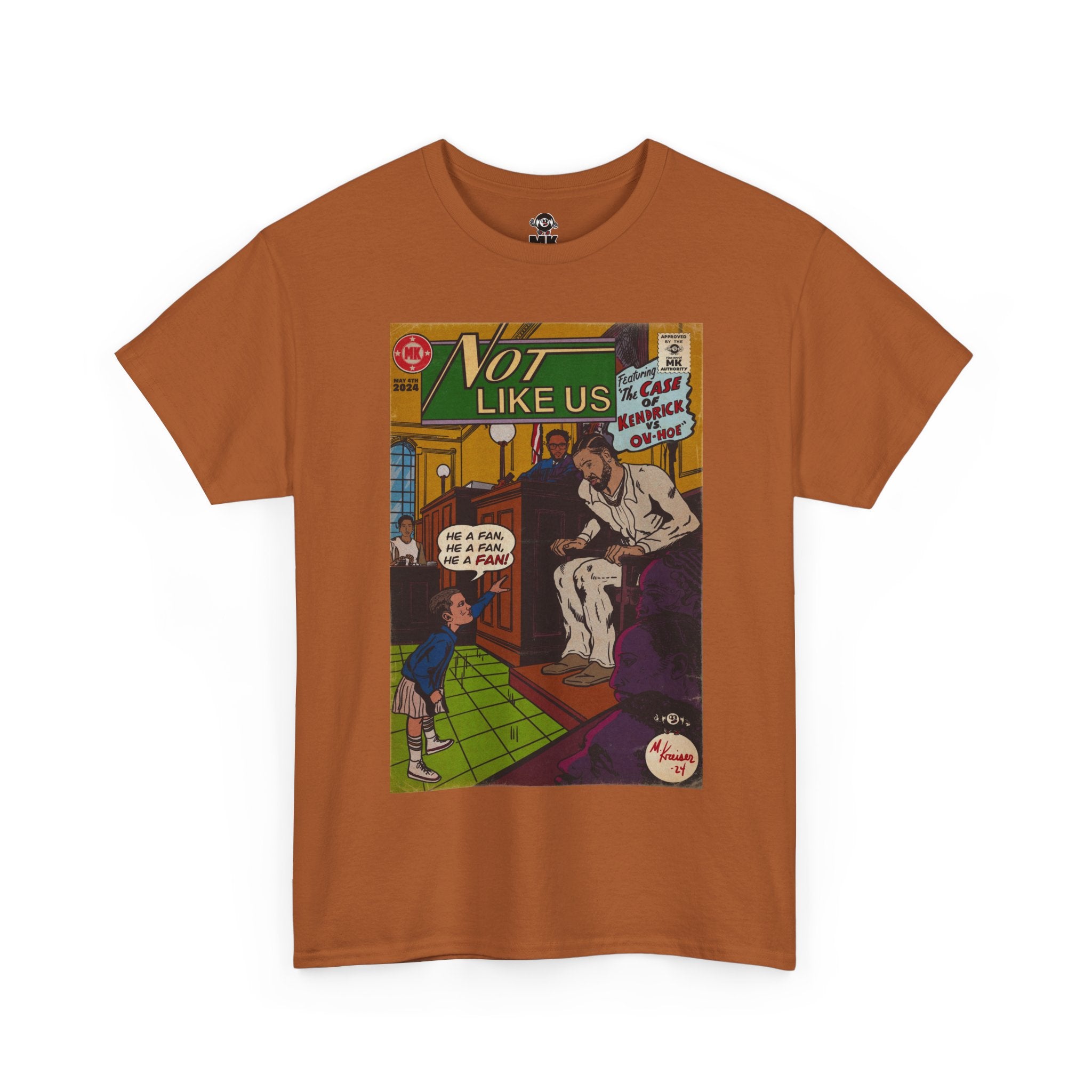 Not Like Us - MK Classic - Unisex Heavy Cotton Tee