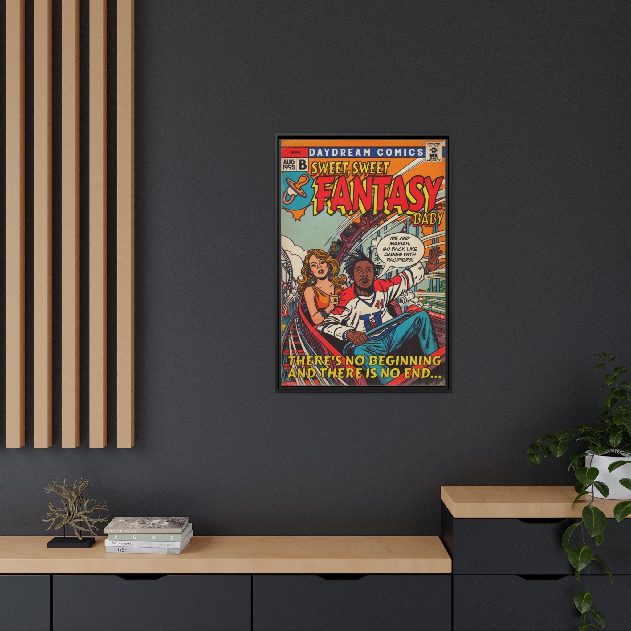 Fantasy Remix - Matte Canvas, Framed (Multi-color)