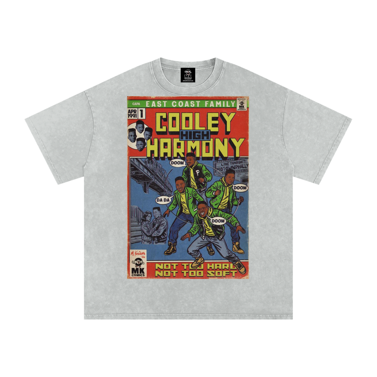 Cooleyhighharmony - Snow Washed Oversized Cotton T-Shirt