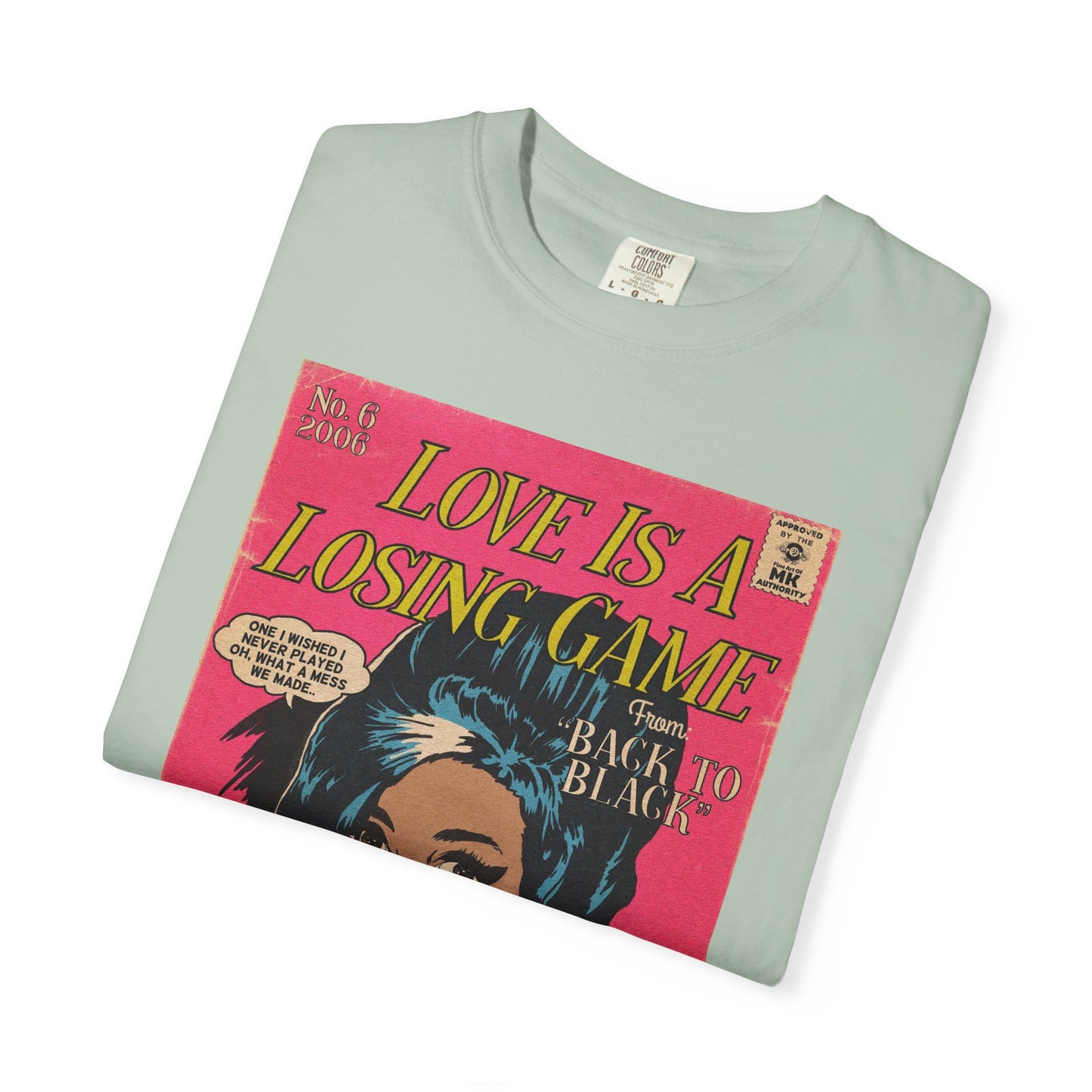 Amy Winehouse - Love is a Losing Game - Unisex Comfort Colors T-shirt