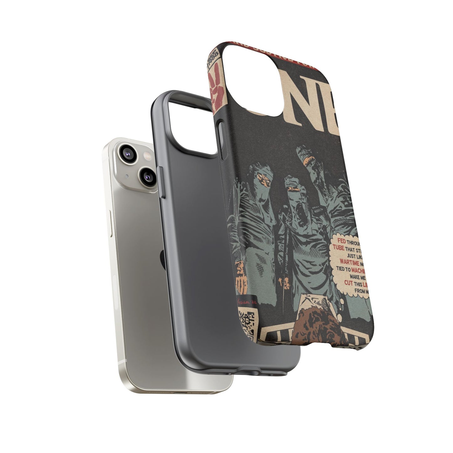 Metallica- One - Johnny Got His Gun Comic Book Art - Tough Phone Cases