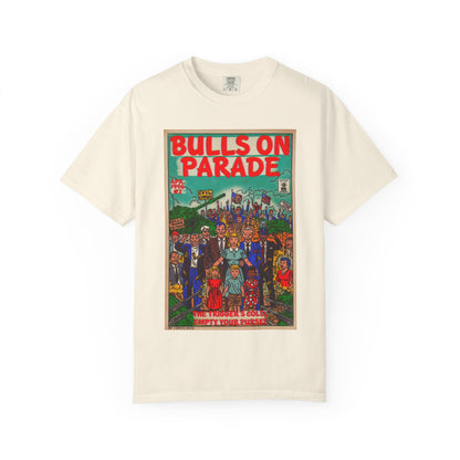 Bulls Parade - Unisex Garment-Dyed T-shirt