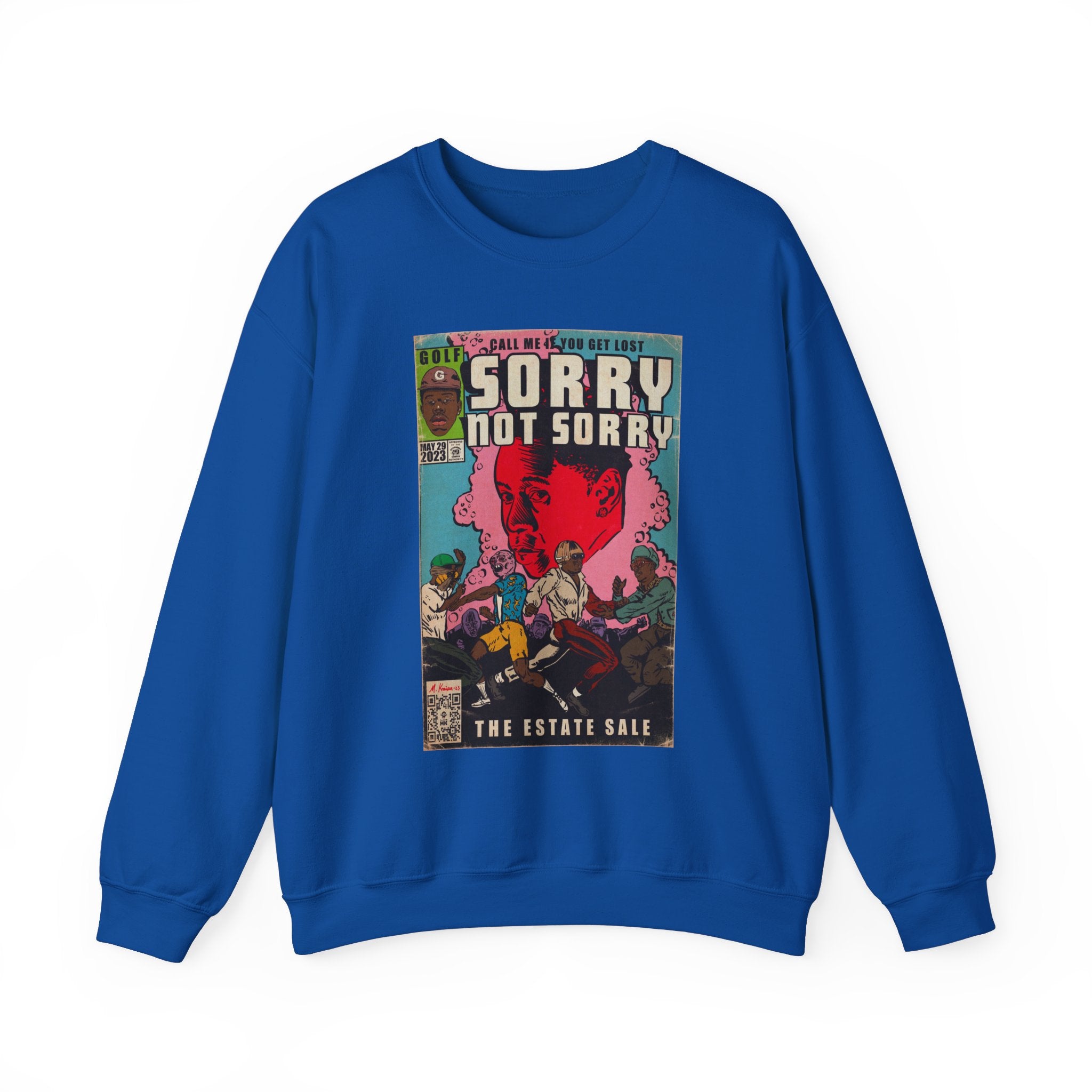 Tyler - Sorry Not Sorry - Unisex Heavy Blend™ Crewneck Sweatshirt