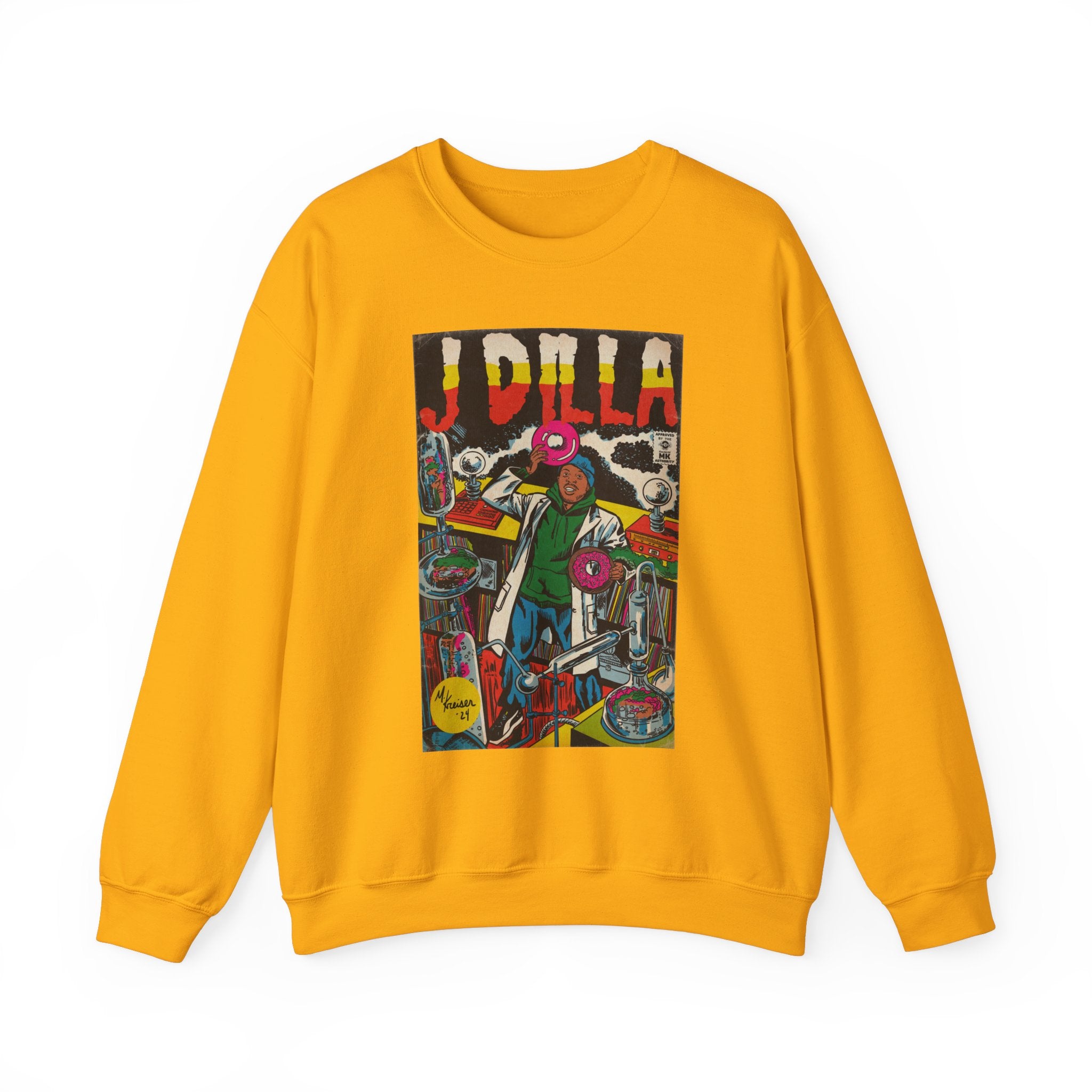 Dilla - Comic Book Art - Unisex Heavy Blend™ Crewneck Sweatshirt