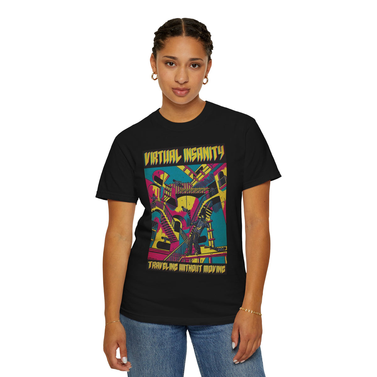 Virtual Insanity - Unisex Garment-Dyed T-shirt