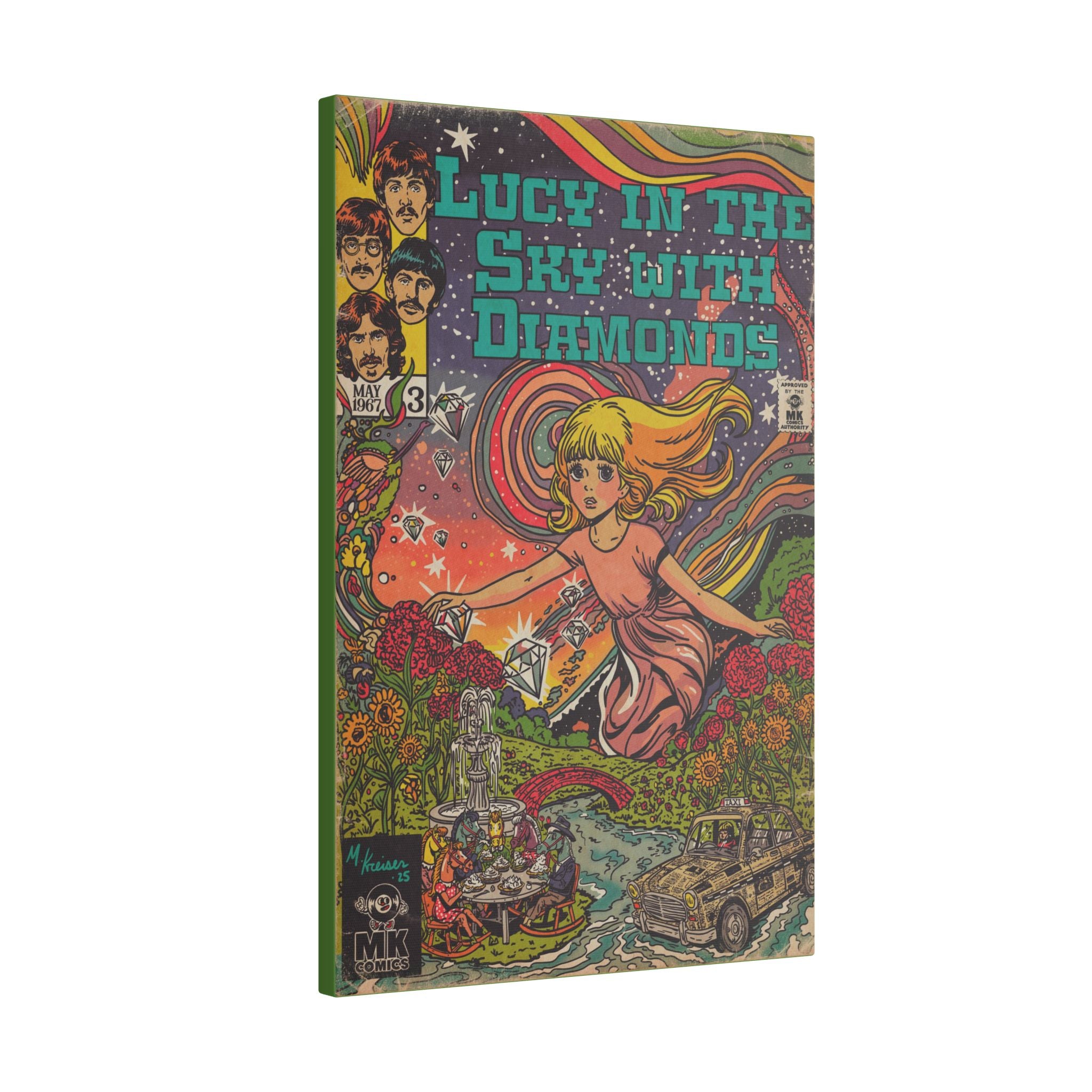 Lucy in the Sky with Diamonds - Matte Canvas, Stretched, 0.75" (Multi-Size)
