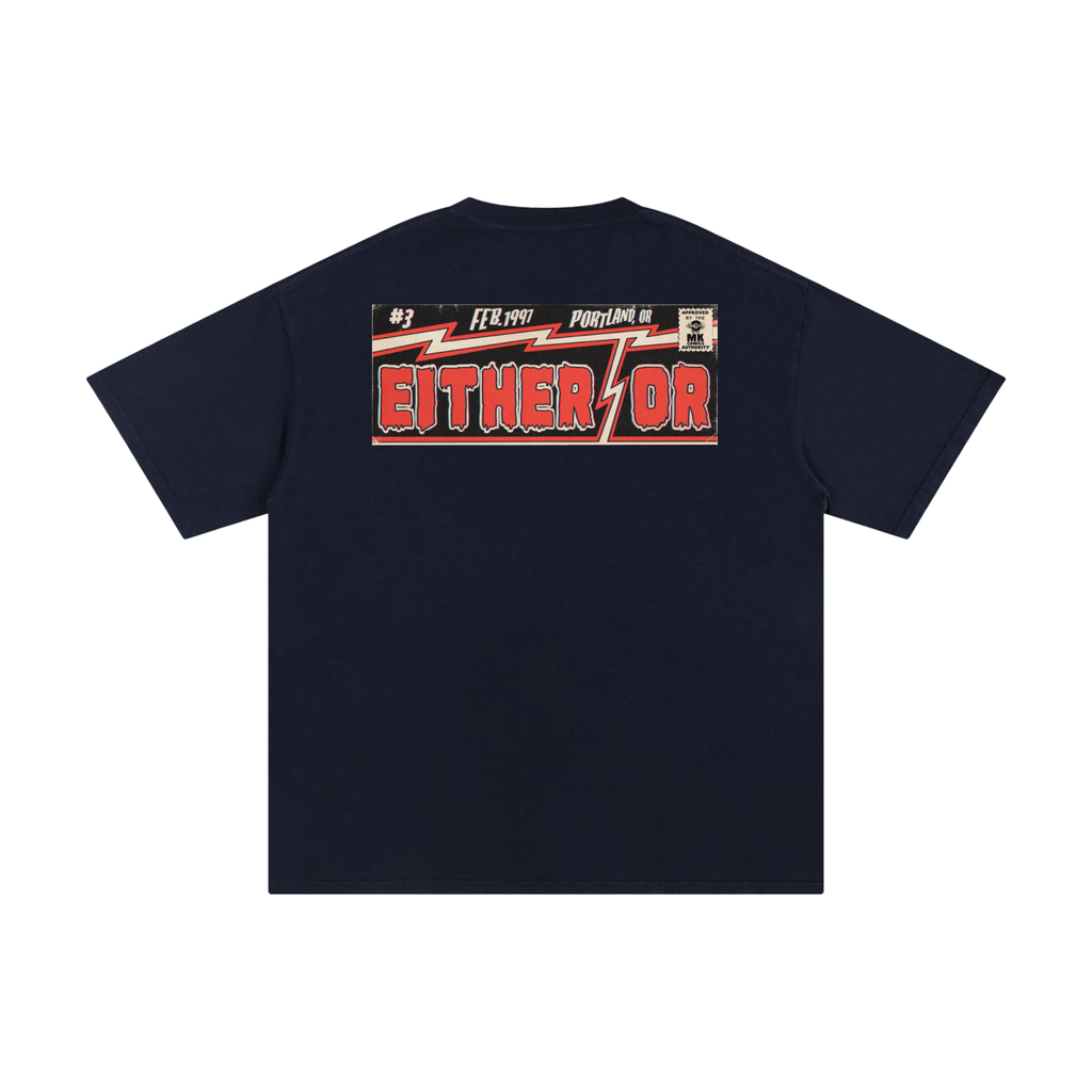 Either/Or - Unisex Pure Cotton T-Shirt