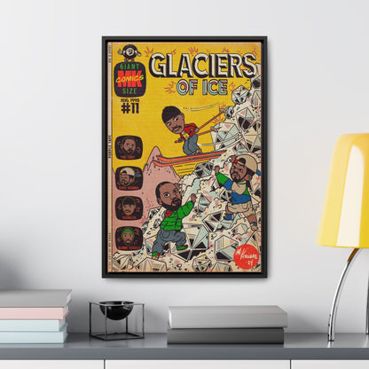 Rae, Ghost, Masta - Glaciers of Ice - Gallery Canvas Wraps, Vertical Frame