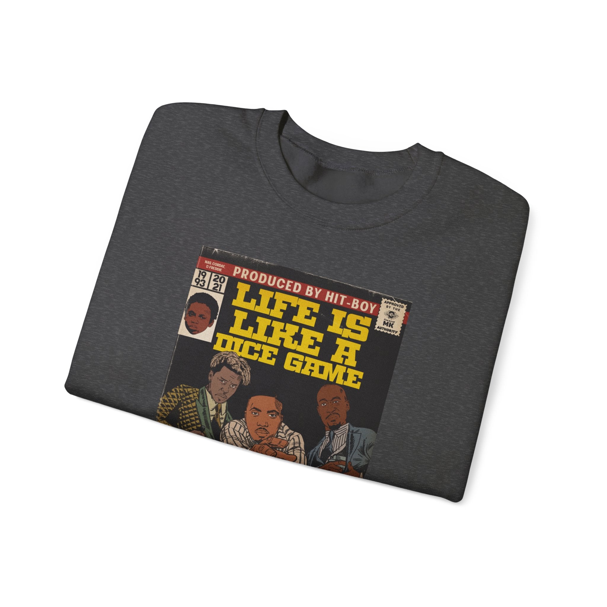 Life Is Like A Dice Game - Unisex Heavy Blend™ Crewneck Sweatshirt