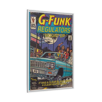 Regulate - Matte Canvas, Framed (Multi-color)