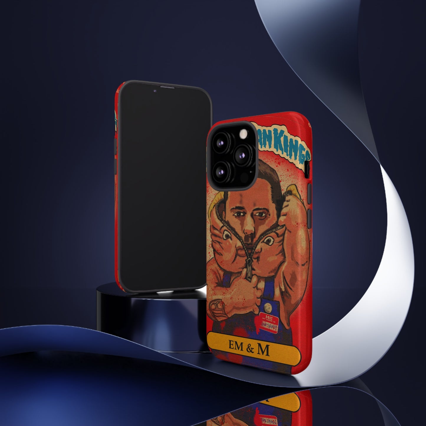 Em & M - Garbage Can Kings - Eminem - Tough Phone Cases