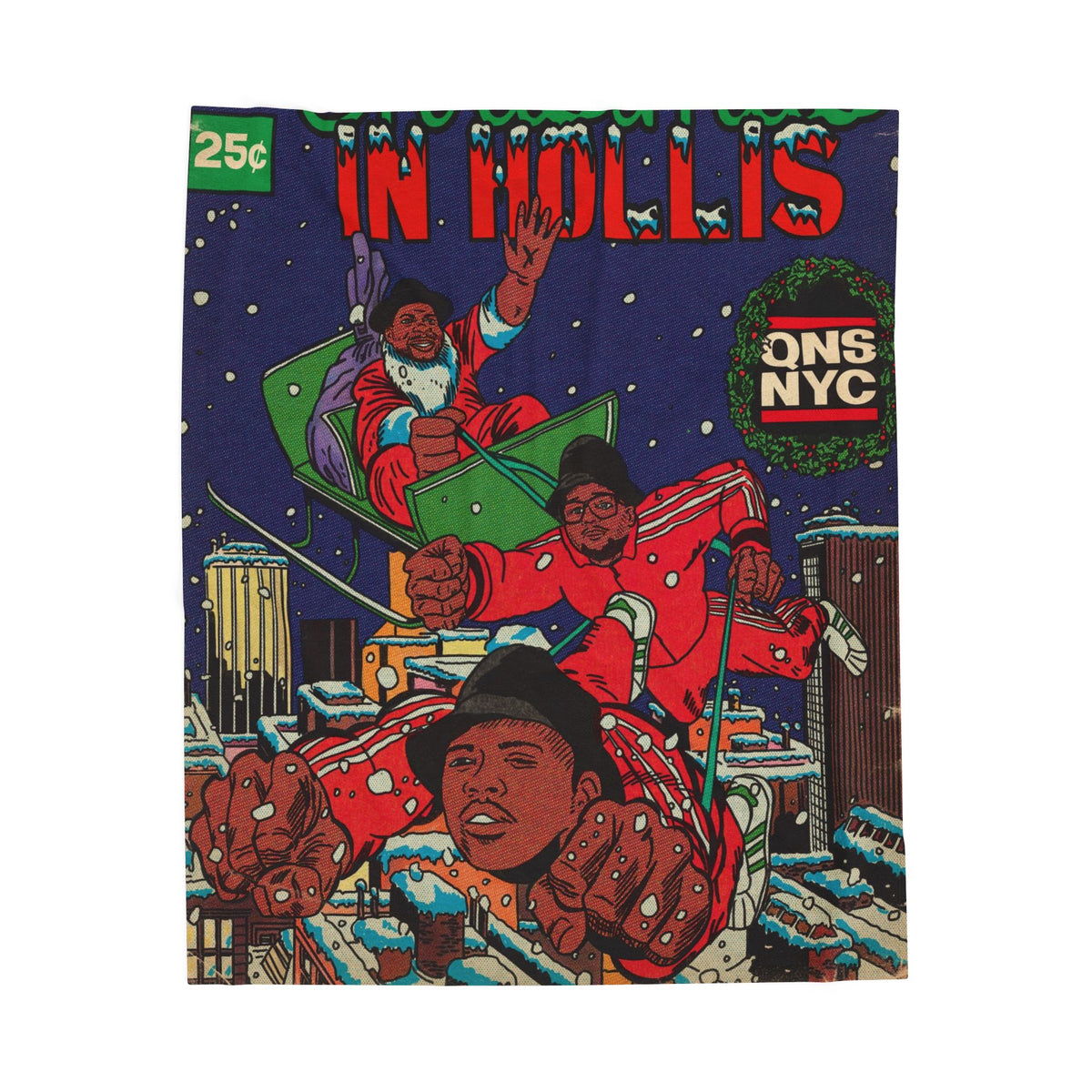 Christmas in Hollis - Velveteen Plush Blanket
