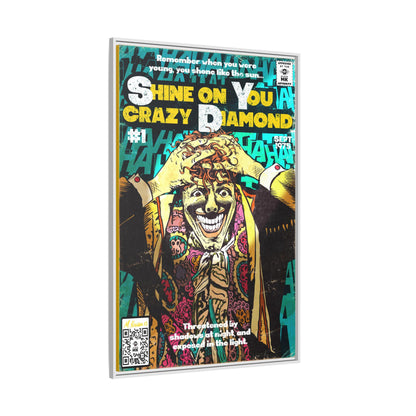 Pink Floyd - Shine on You crazy Diamond -  Gallery Canvas Wraps, Vertical Frame