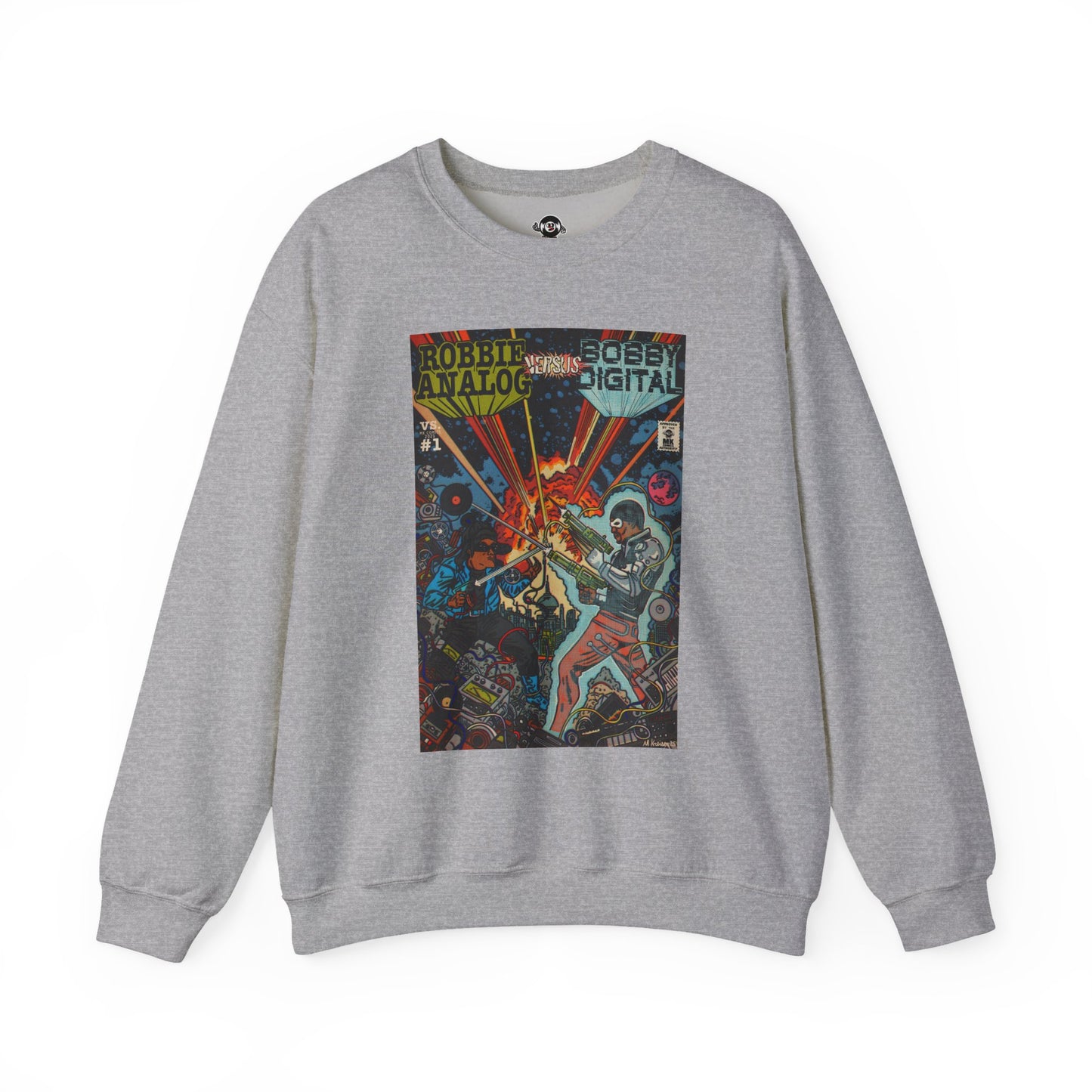 Analog vs. Digital - Unisex Heavy Blend™ Crewneck Sweatshirt