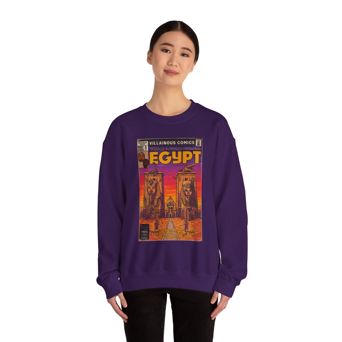 Egypt Remix - Unisex Heavy Blend™ Crewneck Sweatshirt