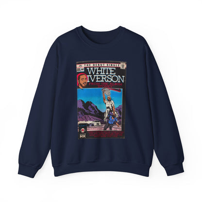Post Malone - White Iverson -  Unisex Heavy Blend™ Crewneck Sweatshirt