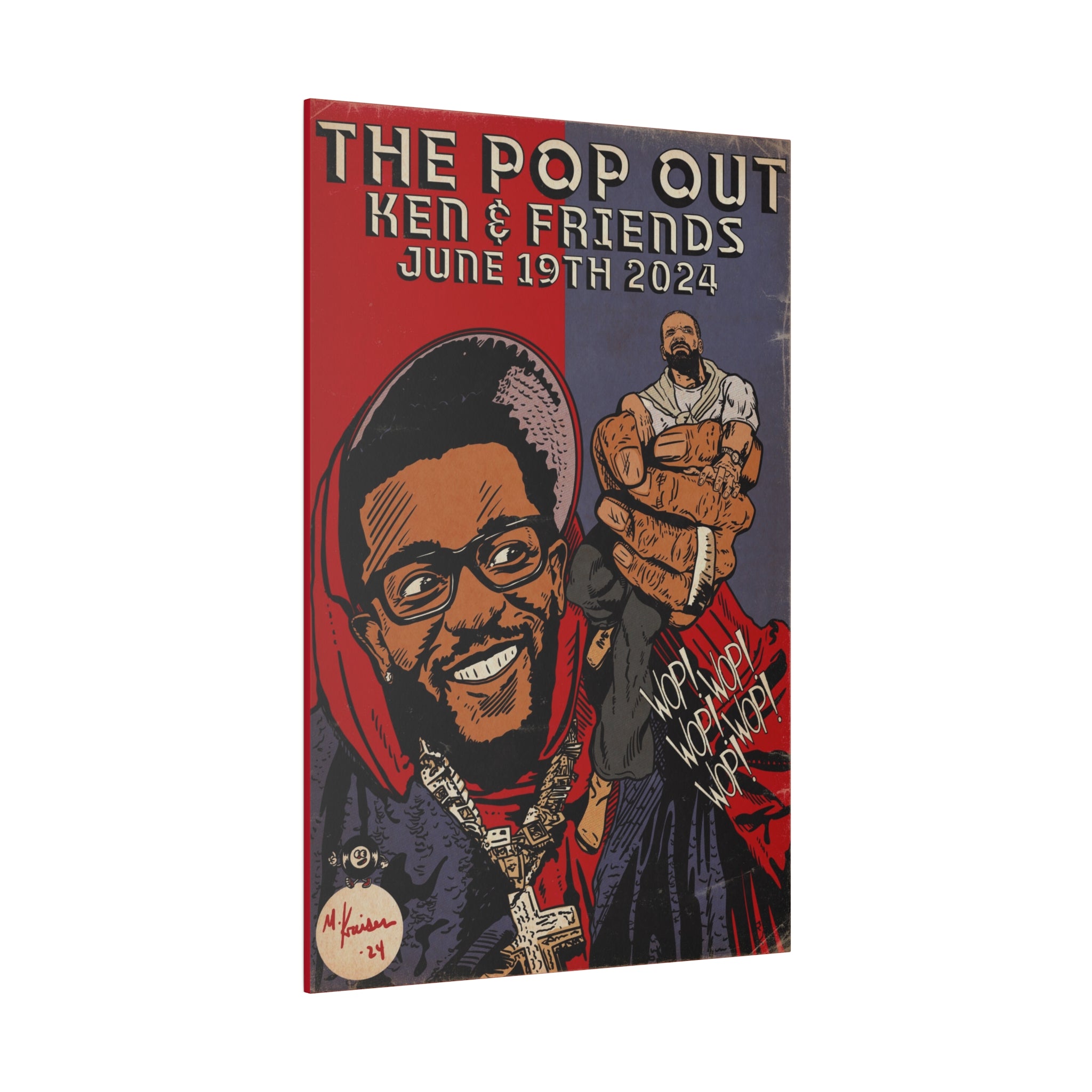The Pop Out - Matte Canvas, Stretched, 0.75"