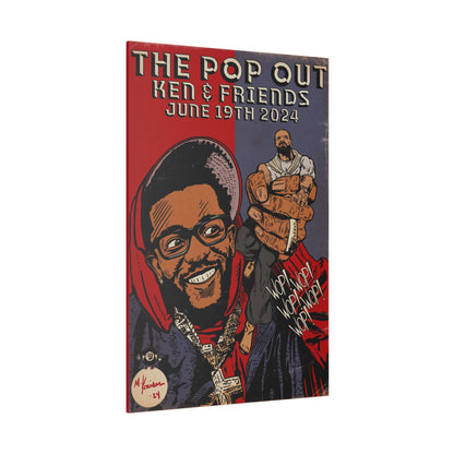 Kendrick Lamar - The Pop Out - Matte Canvas, Stretched, 0.75"
