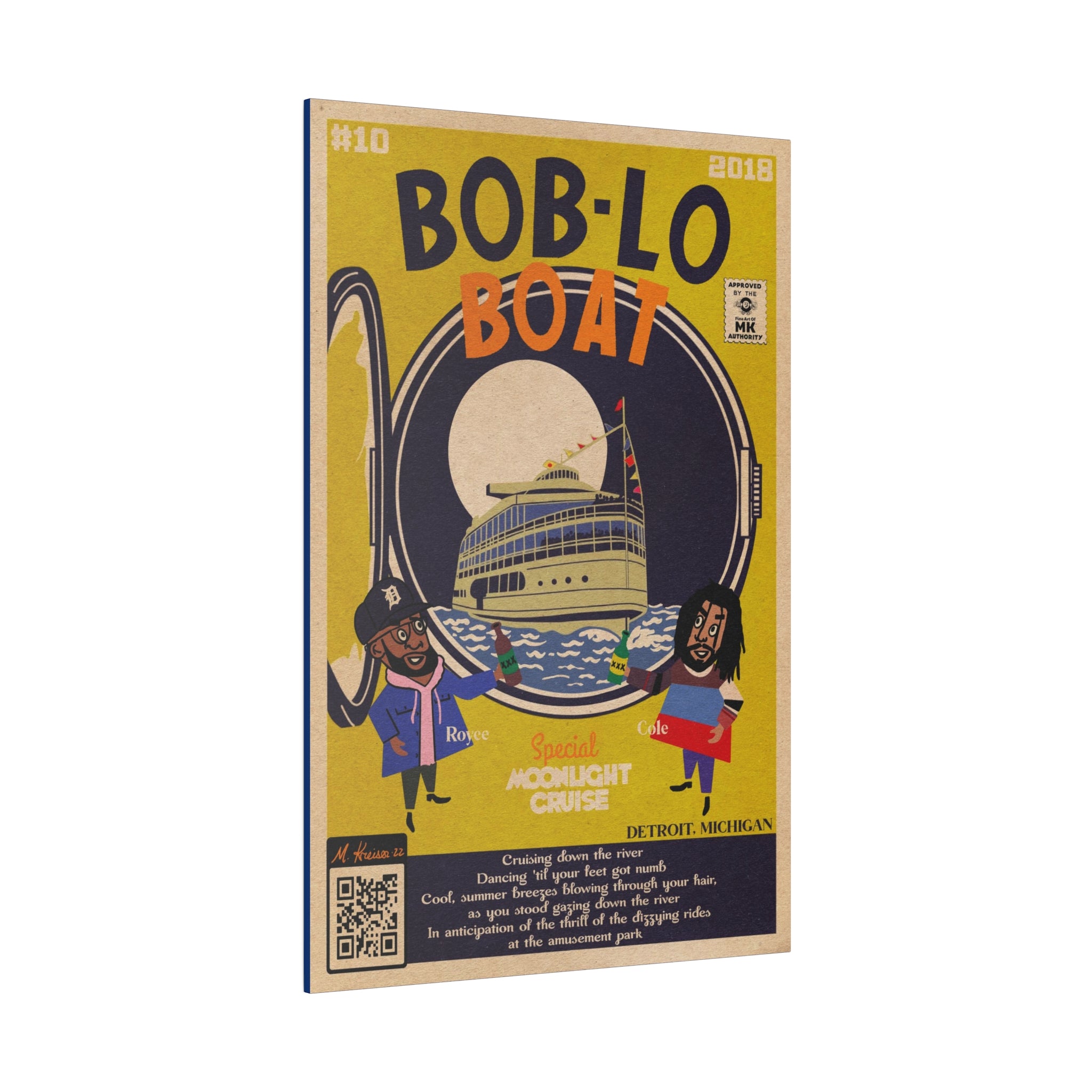 Boblo Boat - Matte Canvas, Stretched