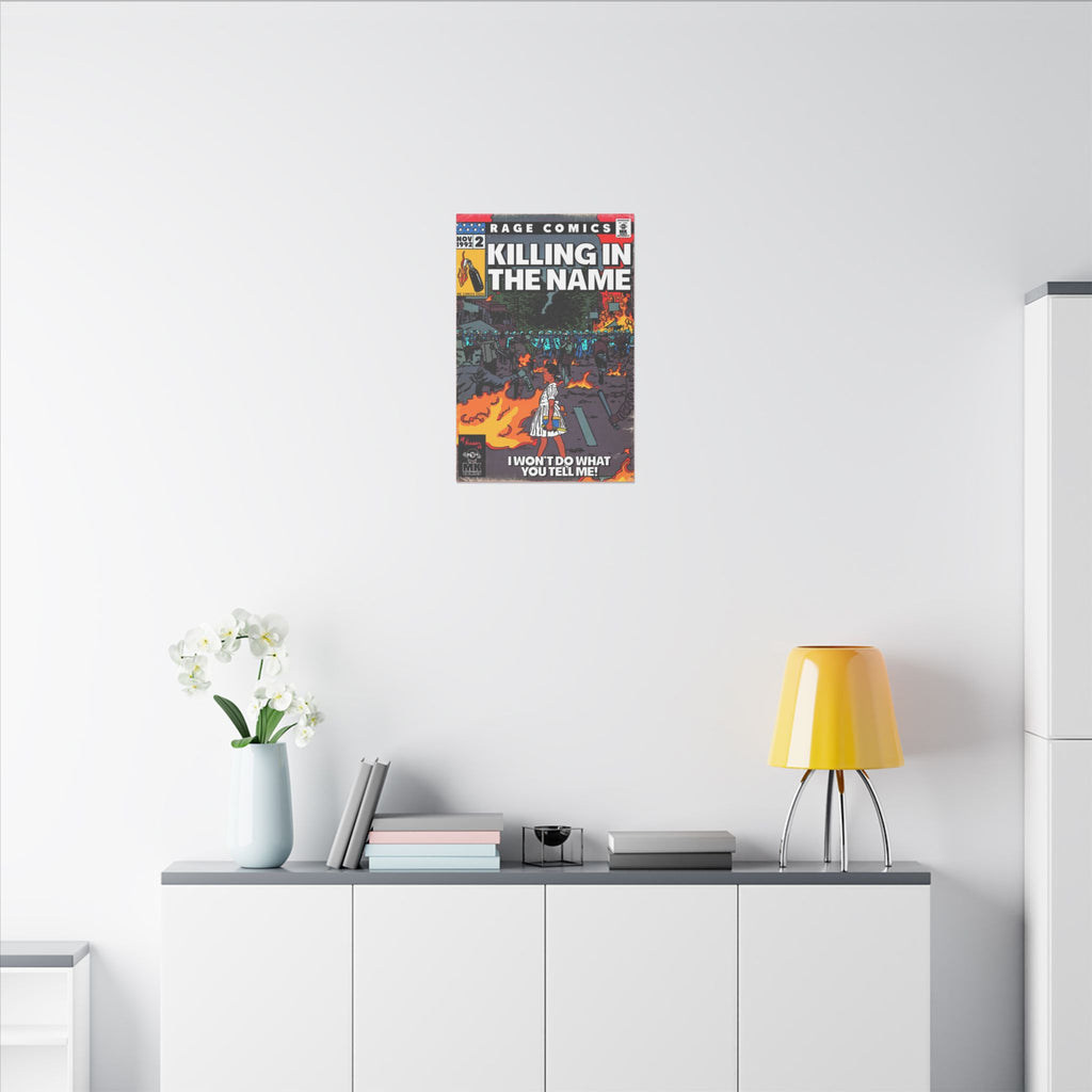 Rage - Killing In the Name - Matte Canvas, Stretched, 0.75" (Multi-Size)