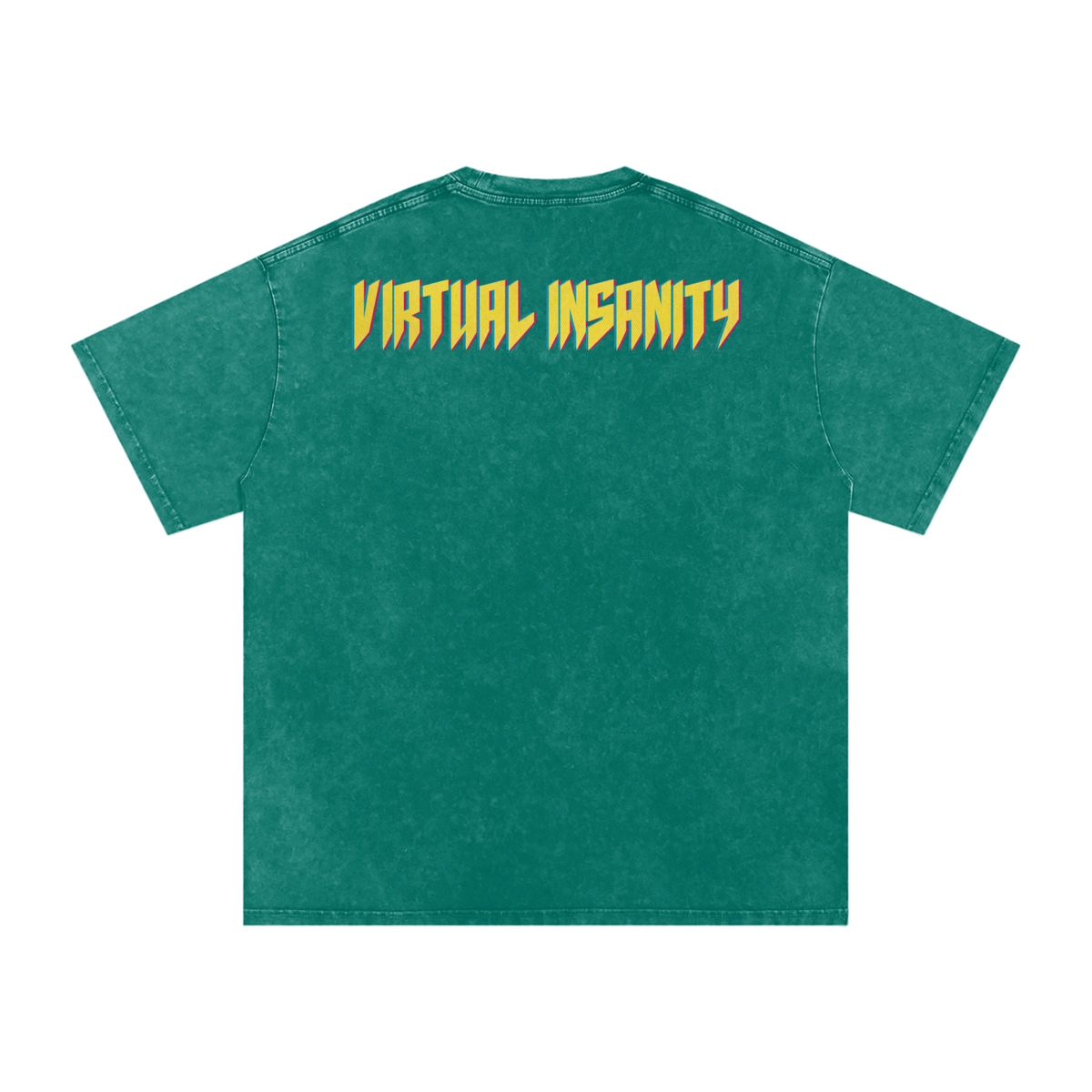 Virtual Insanity - Snow Washed Oversized Cotton T-Shirt