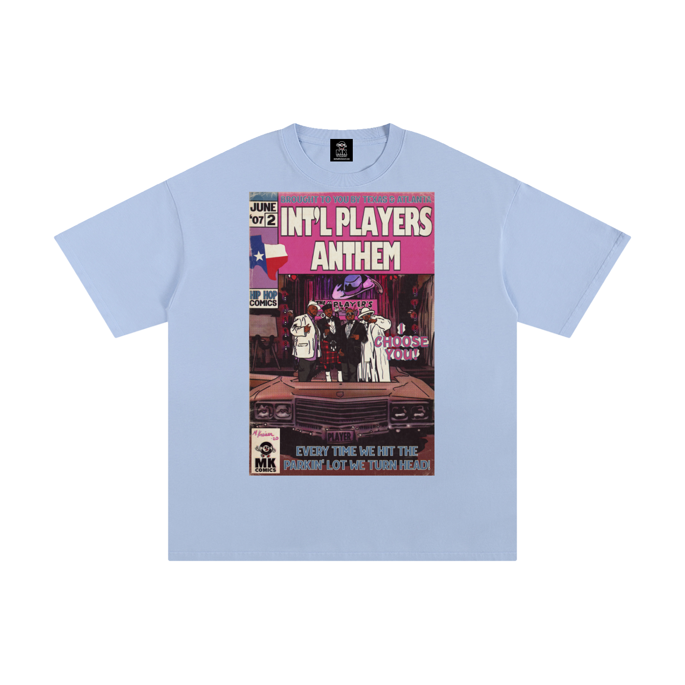 Int'l Players Anthem - MK Classics - Unisex Pure Cotton T-Shirt