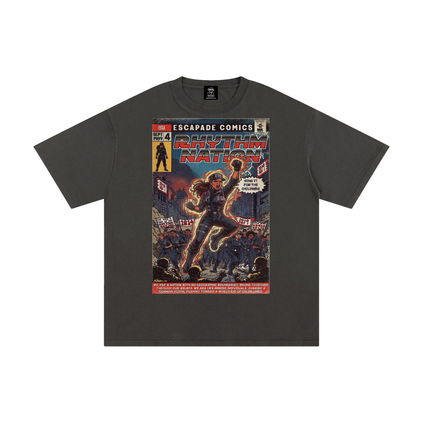 Rhythm Nation - Unisex Pure Cotton T-Shirt