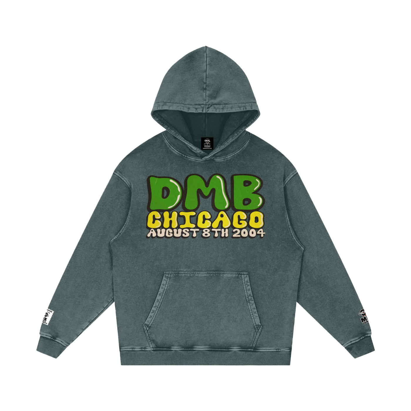 The Crappening -  Snow Washed Loose Cotton Hoodie