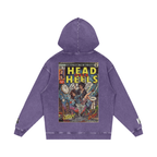 Head Over Heels - Snow Washed Loose Cotton Hoodie