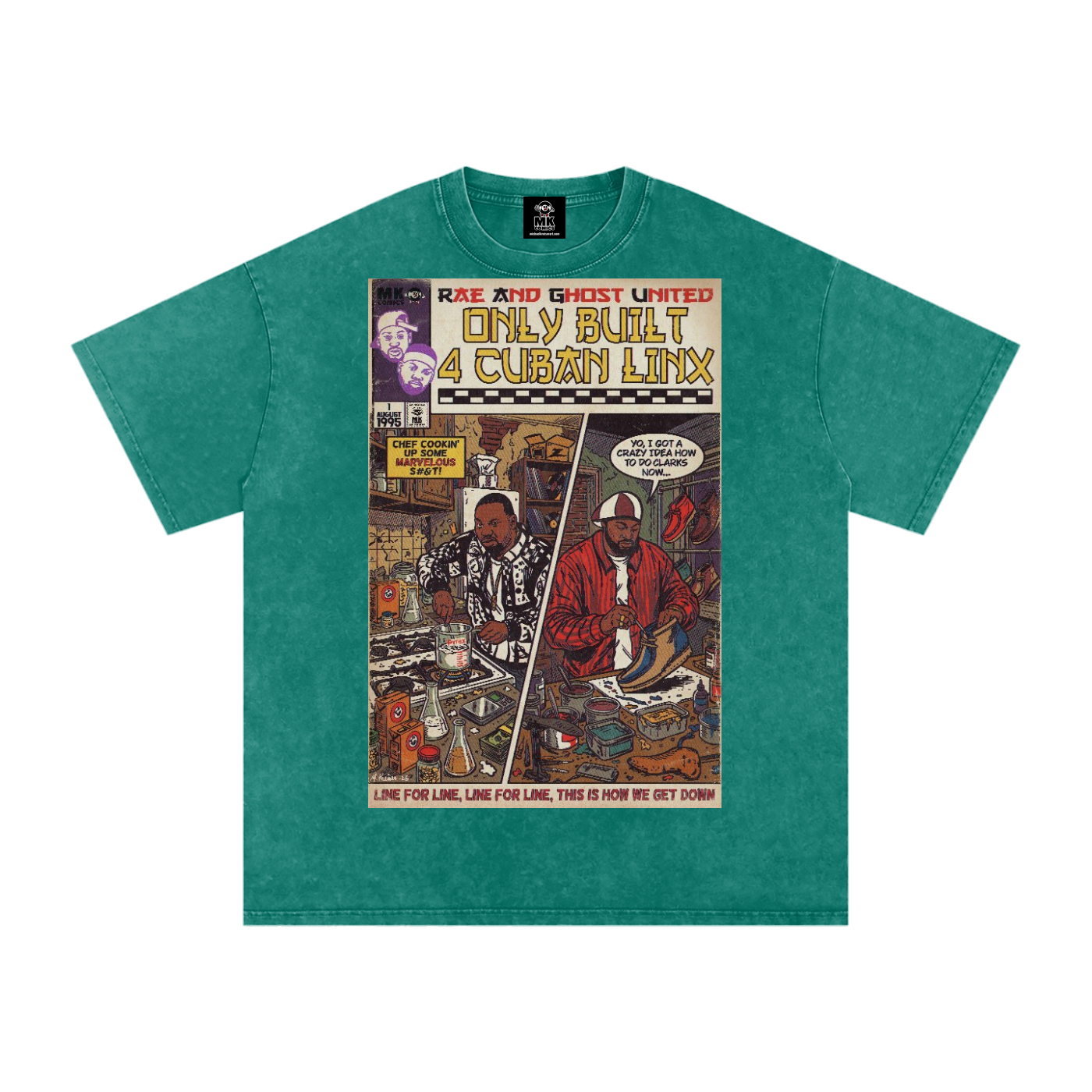 Only Built 4 Cuban Linx - Snow Washed Oversized Cotton T-Shirt