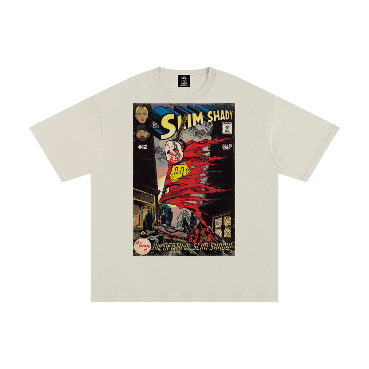Death of Slim Shady - Unisex Pure Cotton T-Shirt
