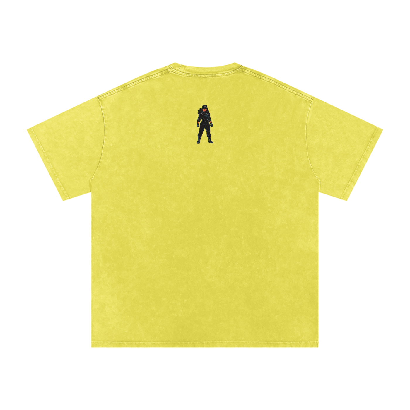 Rhythm Nation - Snow Washed Oversized Cotton T-Shirt