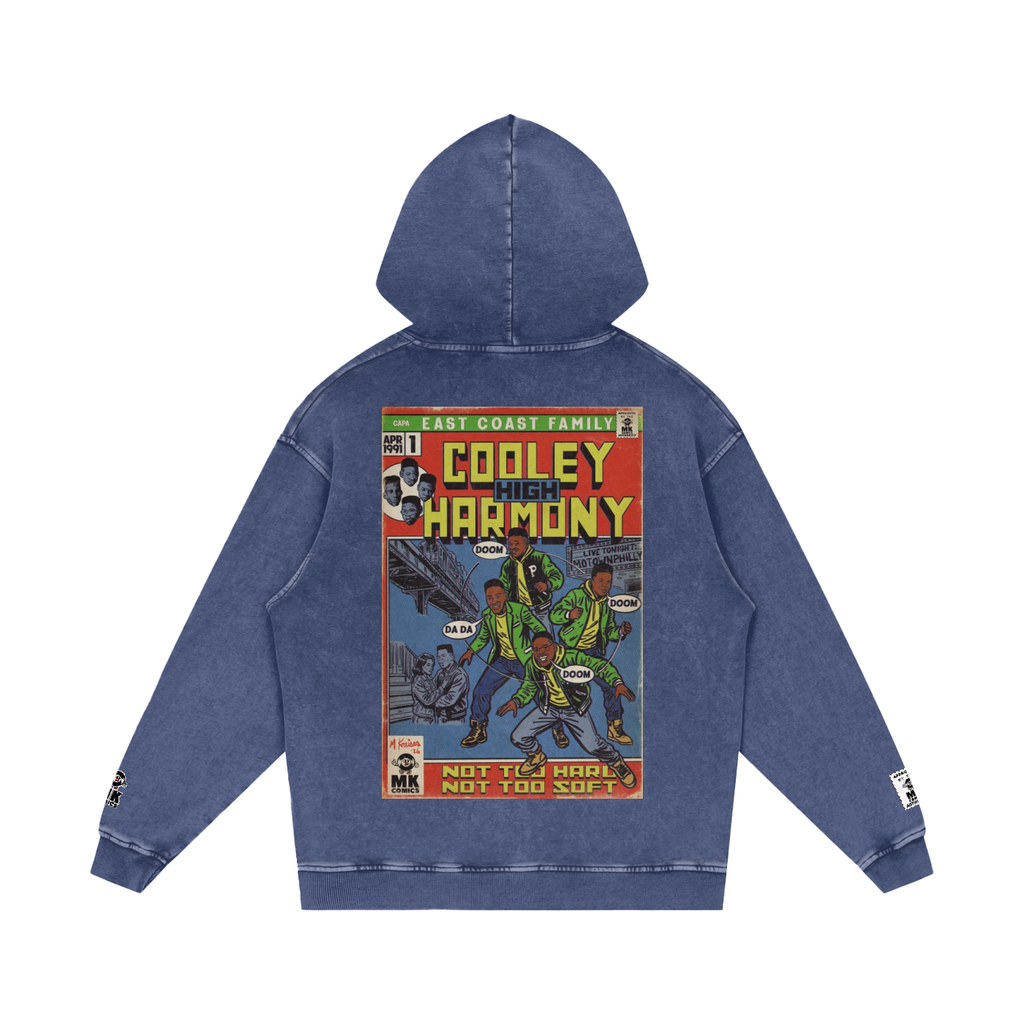 Cooleyhighharmony - Snow Washed Loose Cotton Hoodie