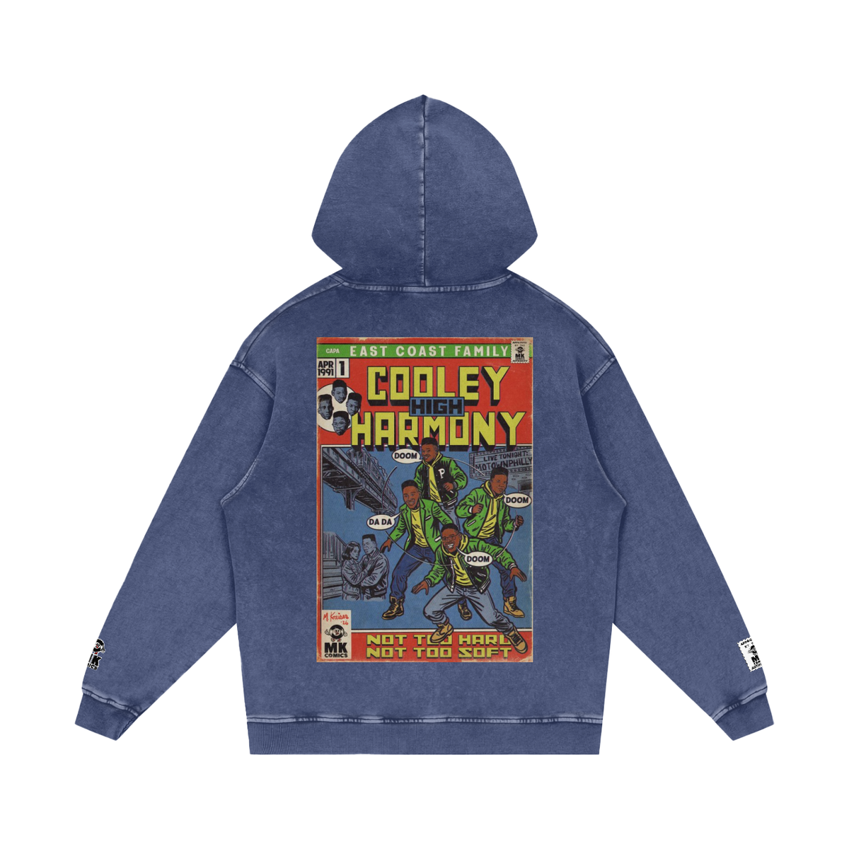 Cooleyhighharmony - Snow Washed Loose Cotton Hoodie