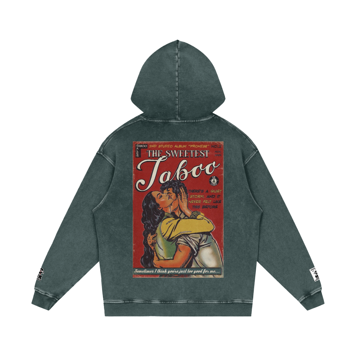 The Sweetest Taboo - Snow Washed Loose Cotton Hoodie