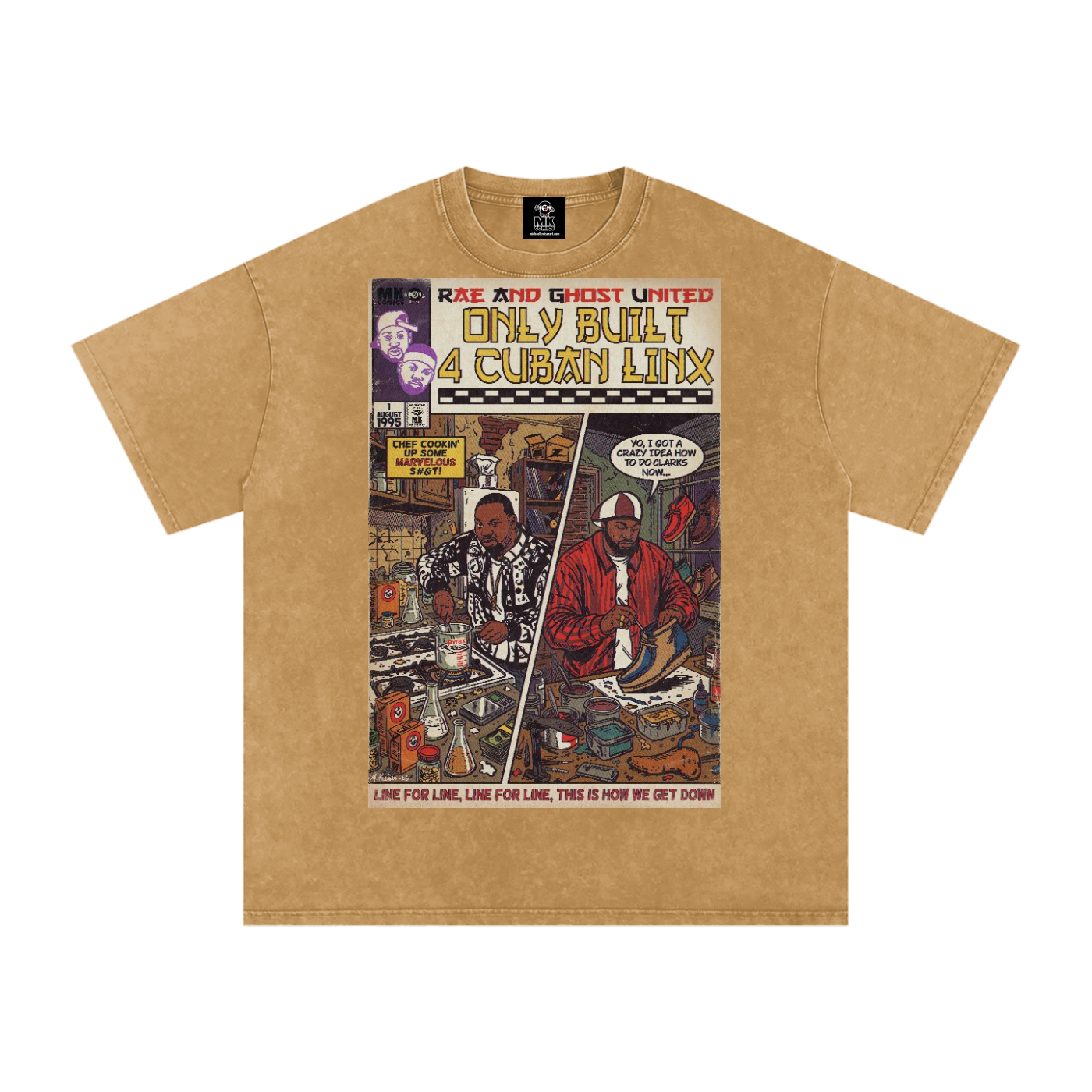 Only Built 4 Cuban Linx - Snow Washed Oversized Cotton T-Shirt