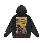 No More Parties in L.A - Snow Washed Loose Cotton Hoodie