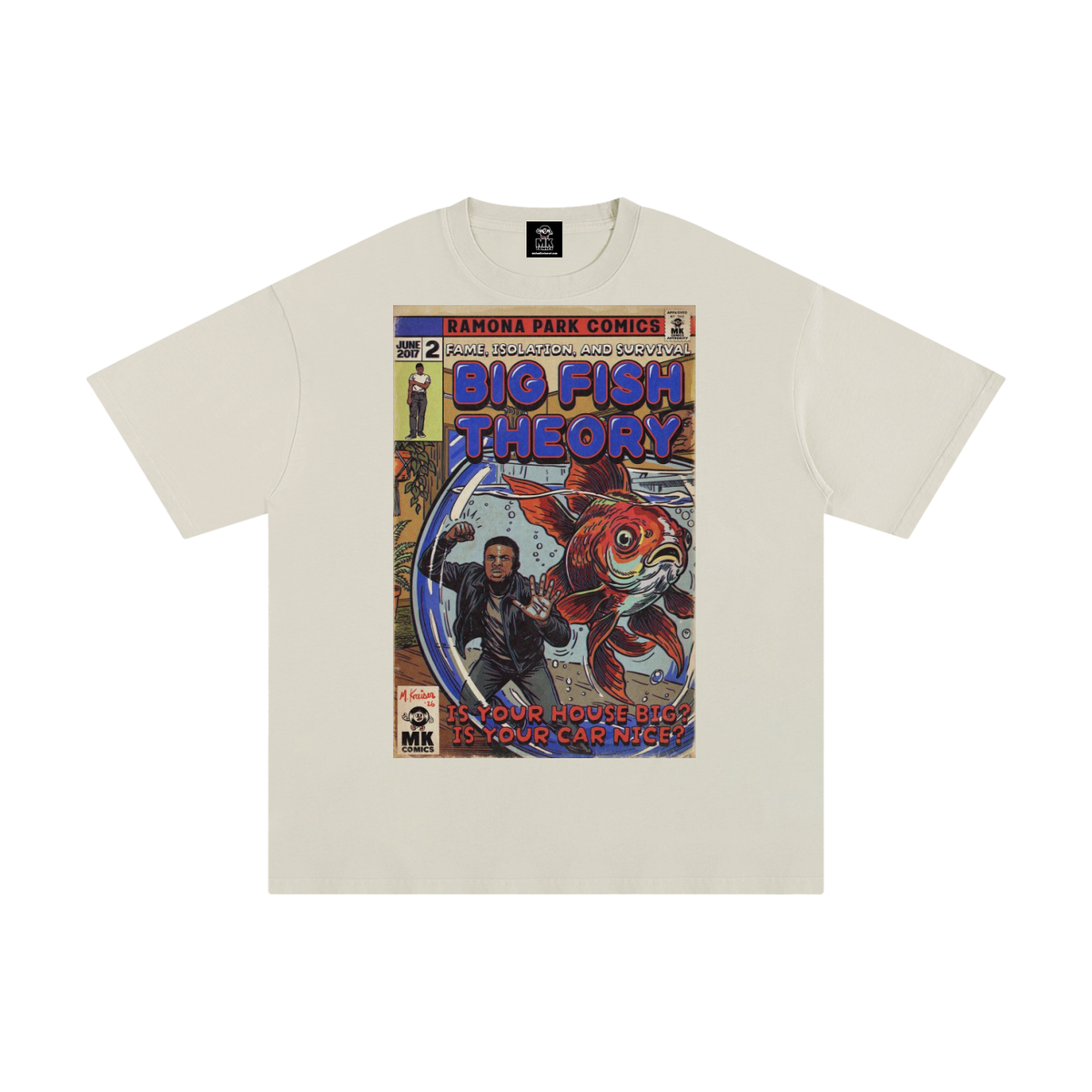 Big Fish Theory - Unisex Pure Cotton T-Shirt