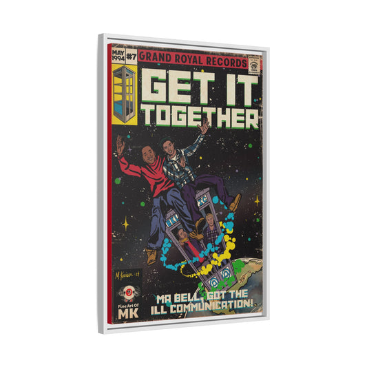Beastie Boys & Q-Tip - Get it Together - Gallery Canvas Wraps, Vertical Frame