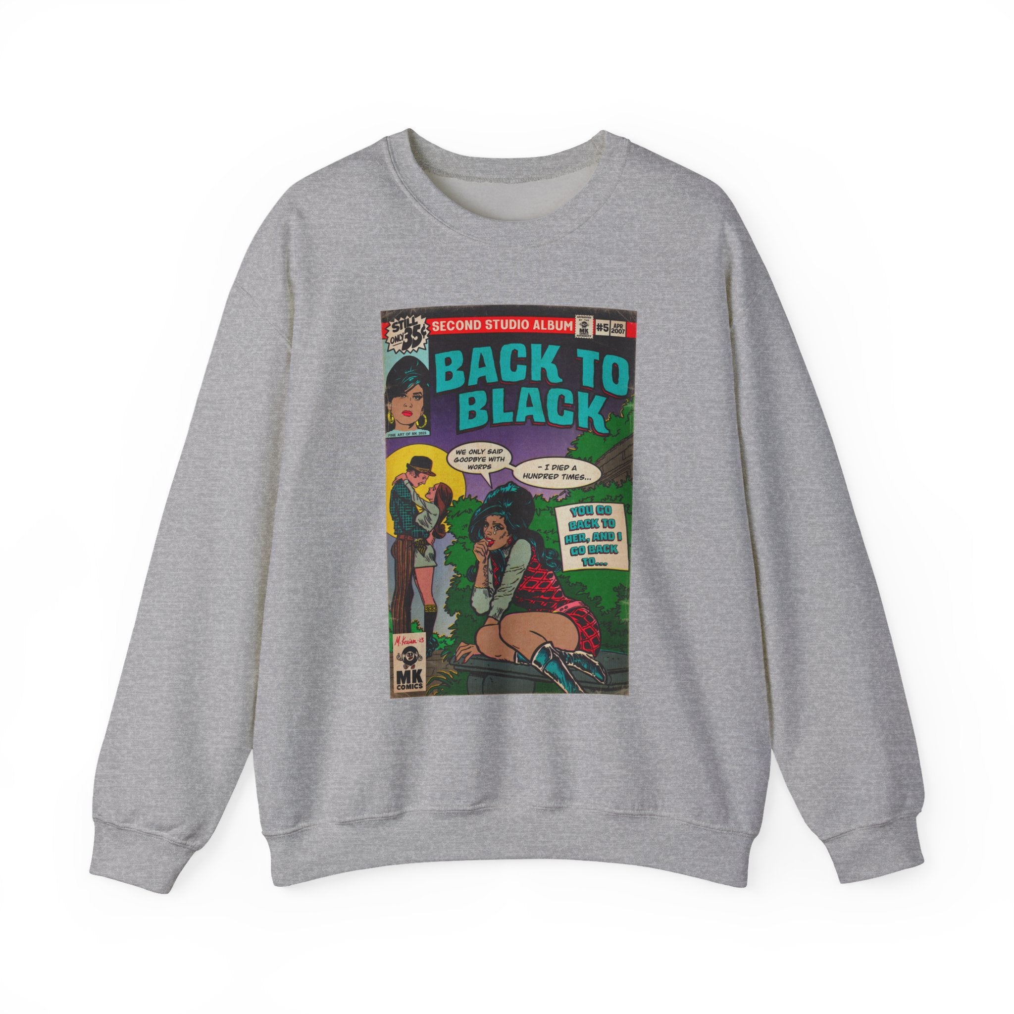 Back to Black - Unisex Heavy Blend™ Crewneck Sweatshirt