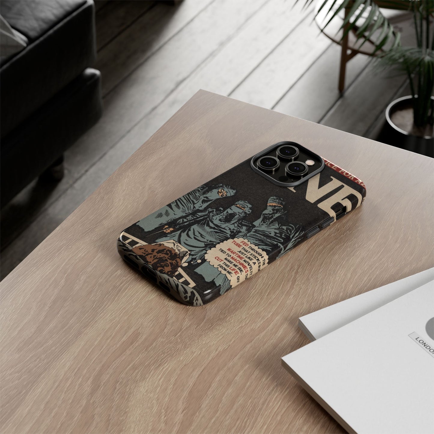 Metallica- One - Johnny Got His Gun Comic Book Art - Tough Phone Cases