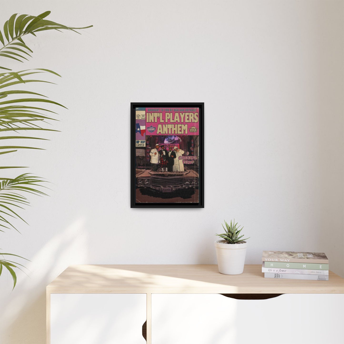 Int’l Players Anthem - Matte Canvas, Framed (Multi-color)