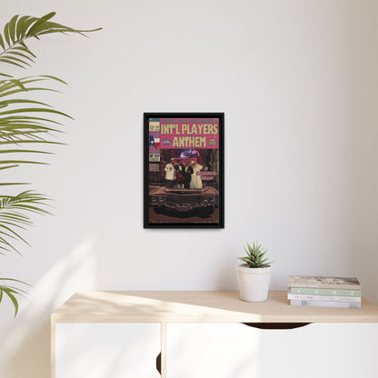 Int’l Players Anthem - Matte Canvas, Framed (Multi-color)