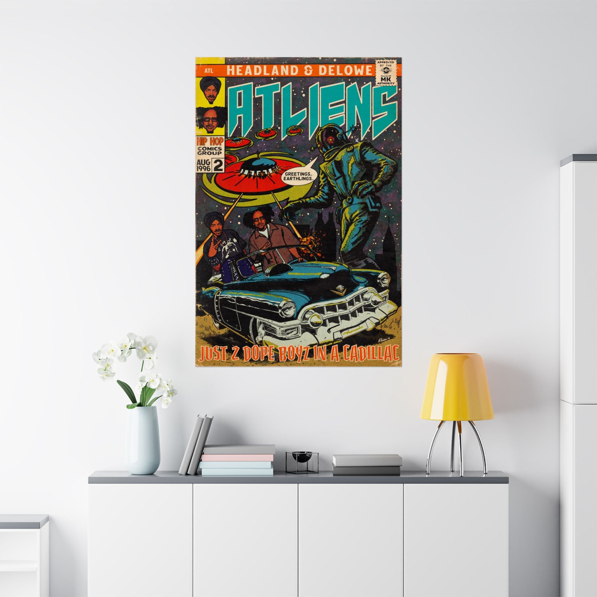 ATLiens - 2 Dope Boyz - Vertical Matte Poster – Fine Art Of MK
