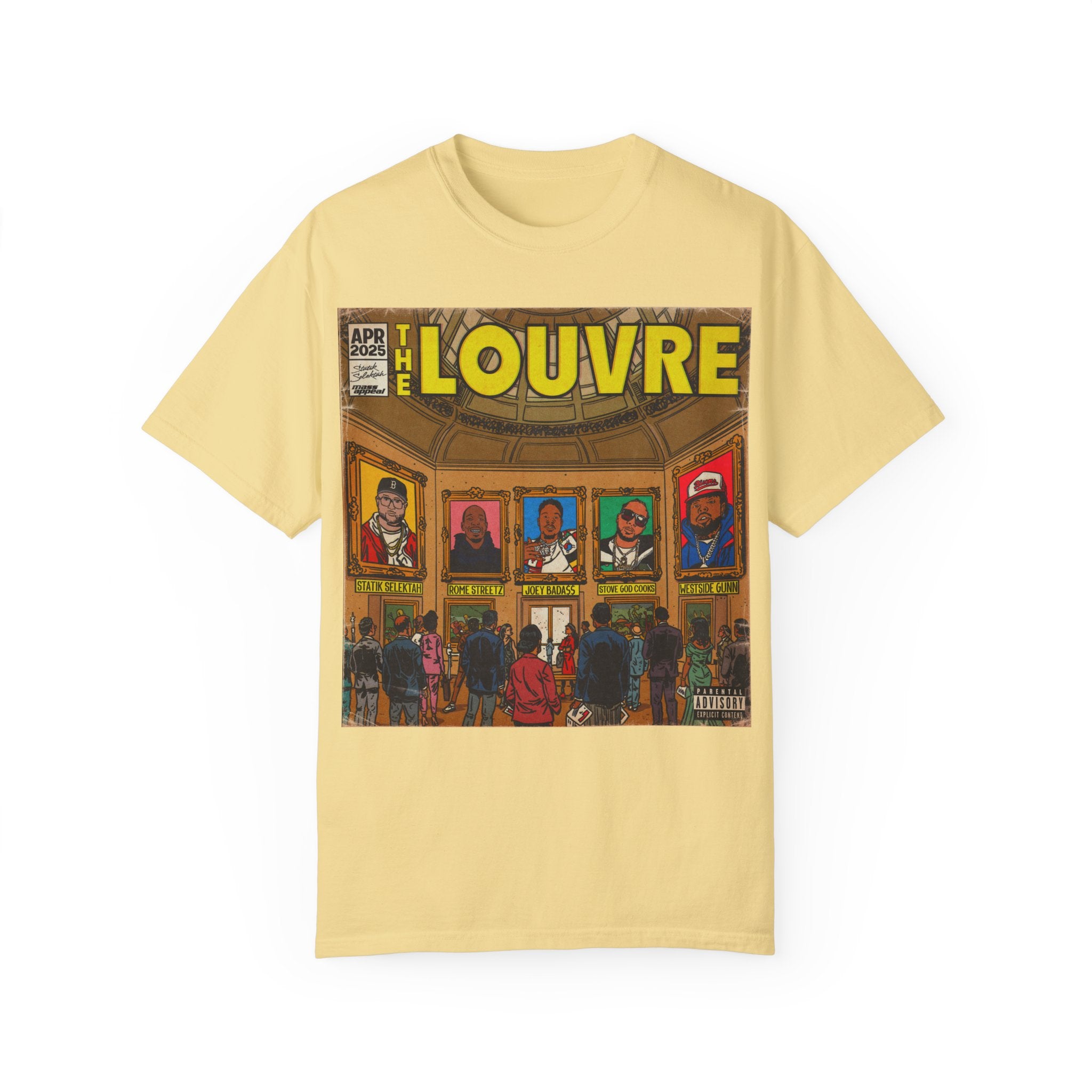 The Louvre - Statik Selektah & MK Collab - Unisex Comfort Colors T-shirt