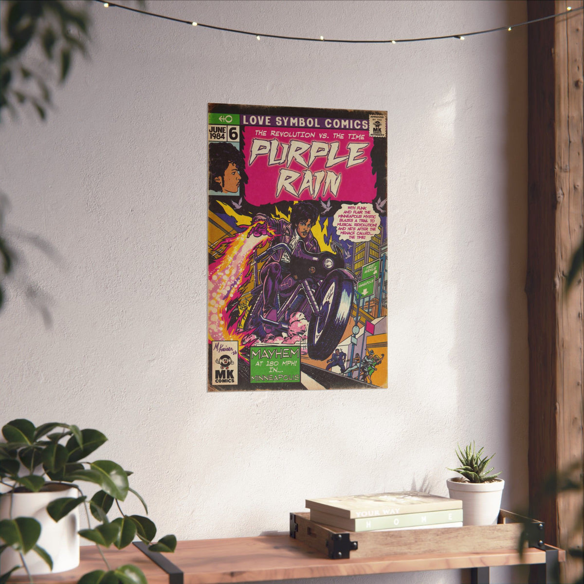 Purple Rain - Matte Vertical Posters
