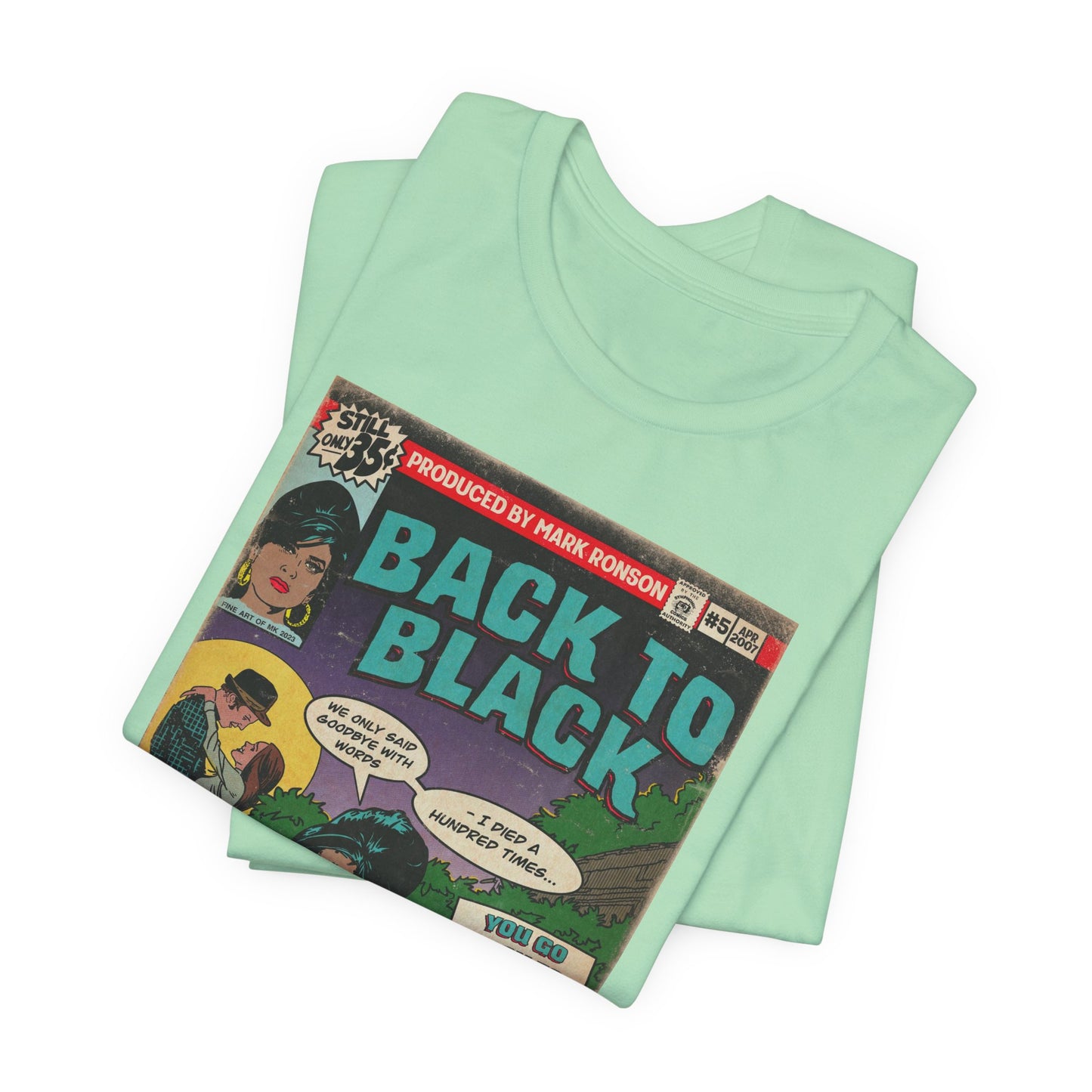 Amy Winehouse - Back to Black - Unisex Jersey Short Sleeve Tee