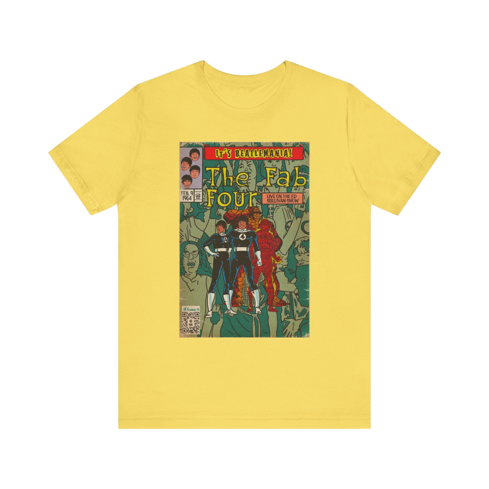 Beatlemania -  Unisex Jersey Short Sleeve Tee